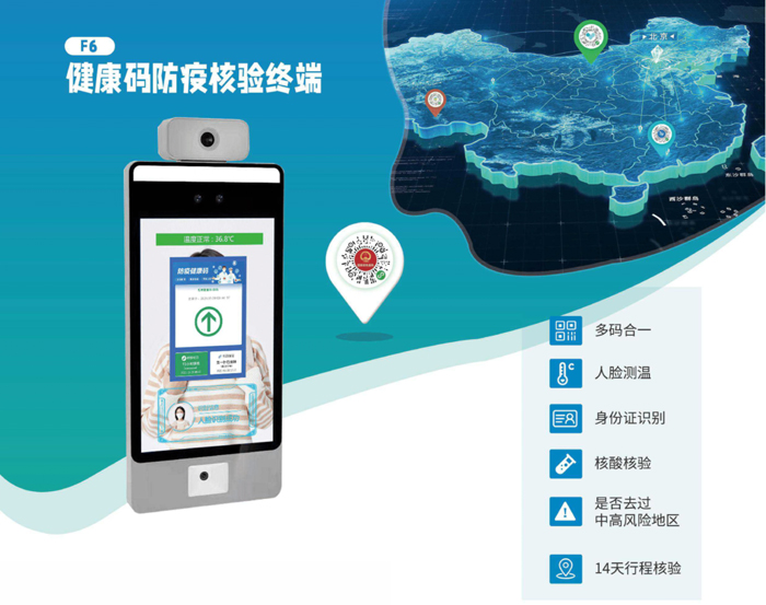 F6防疫测温扫码一体机